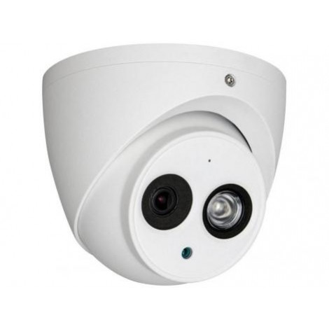 Camera dome HDCVI, FULL HD, lentila 2.8mm, microfon incorporat, Dahua HAC-HDW1200EM-A
